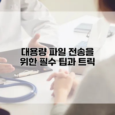 대용량 파일 전송을 위한 필수 팁과 트릭