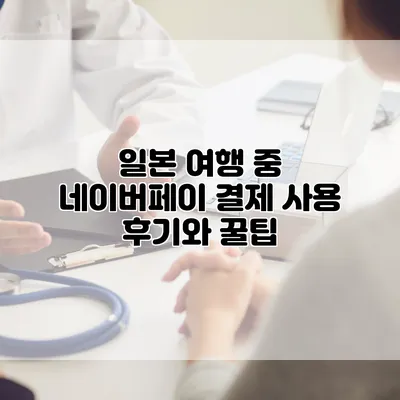 일본 여행 중 네이버페이 결제 사용 후기와 꿀팁