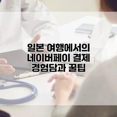 일본 여행에서의 네이버페이 결제 경험담과 꿀팁